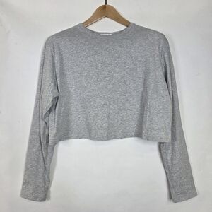 Good American Cropped long sleeves top